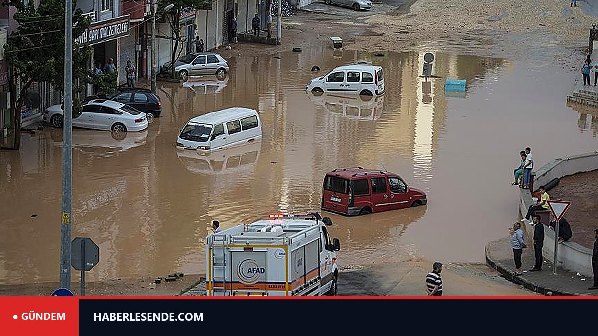 26 il için sarı ve turuncu kodlu uyarı. Sel ve su baskınlarına dikkat