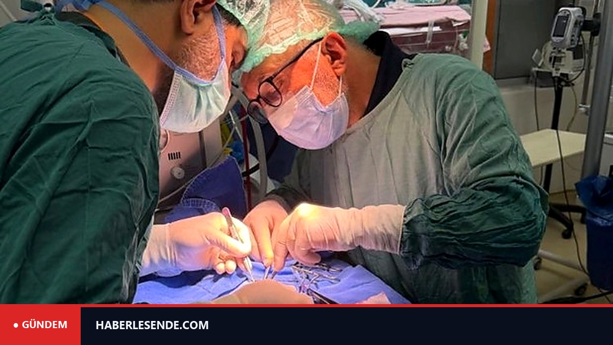 610 gram doğan Rüzgar bebeğe, yatak başında kalp ameliyatı