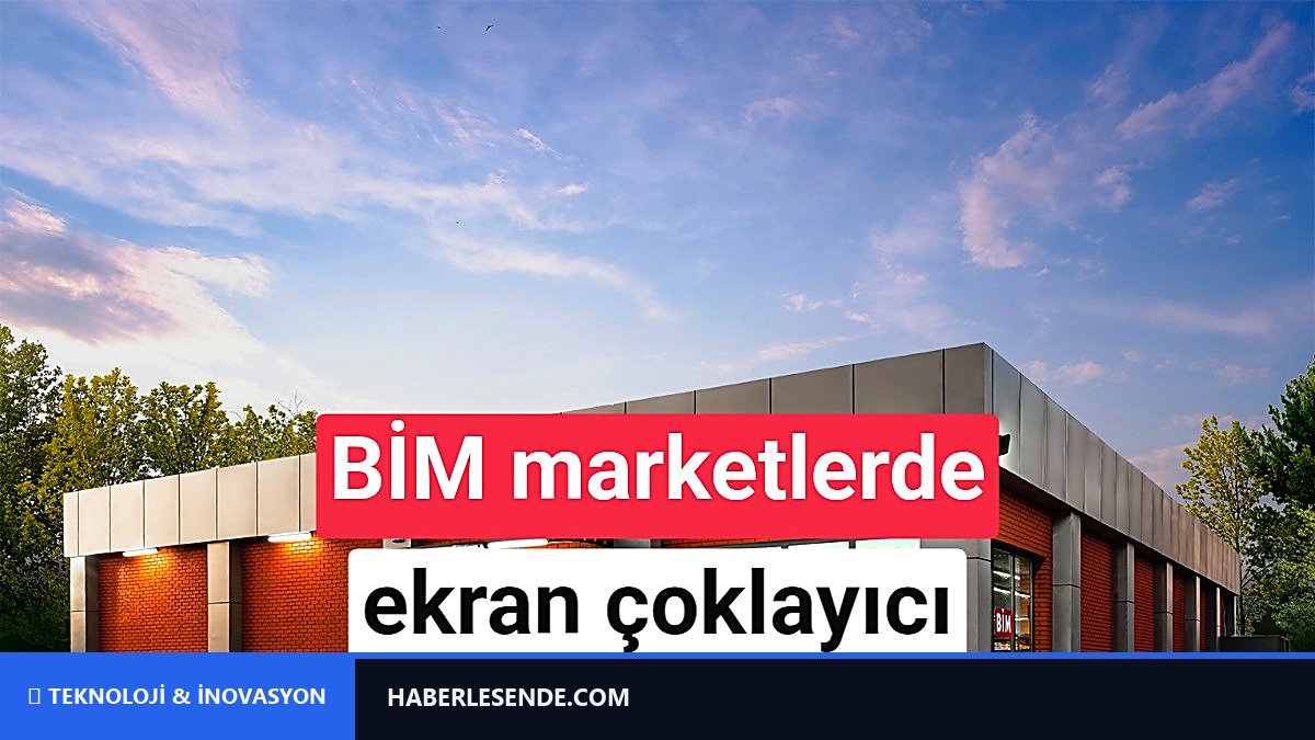 BİM marketler taşınabilir ekran çoğaltıcı satıyor