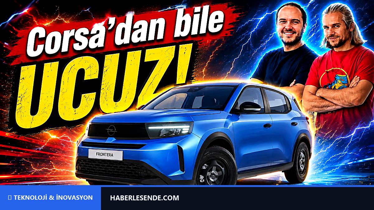 Corsa'dan bile ucuz SUV! Manuel vitesli Opel Frontera Start