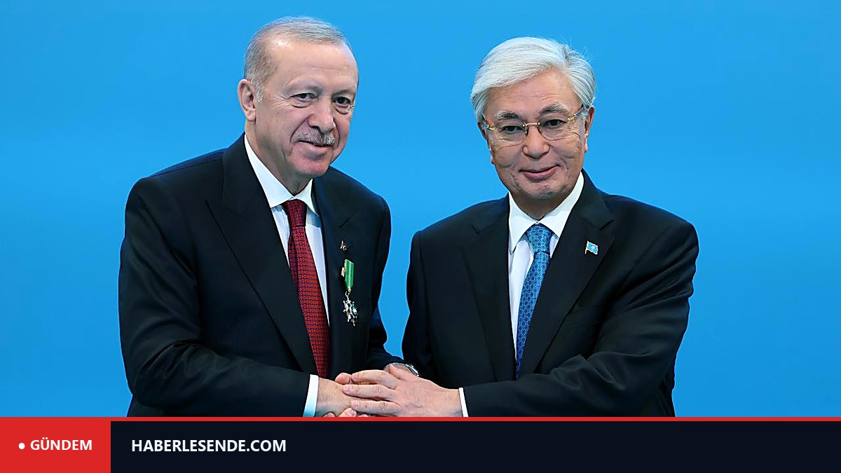 Cumhurbaşkanı Erdoğan Kazakistanlı mevkidaşıyla görüştü