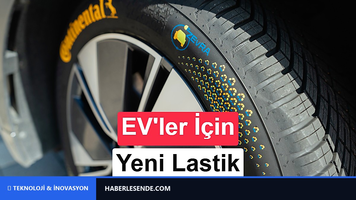 Elektrikli araçlar için geri dönüştürülmüş lastikler geliyor