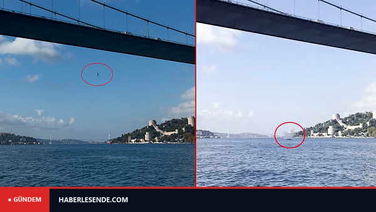 FSM’de korku dolu anlar: Köprüden atlayan kişiyi botla kurtardılar!