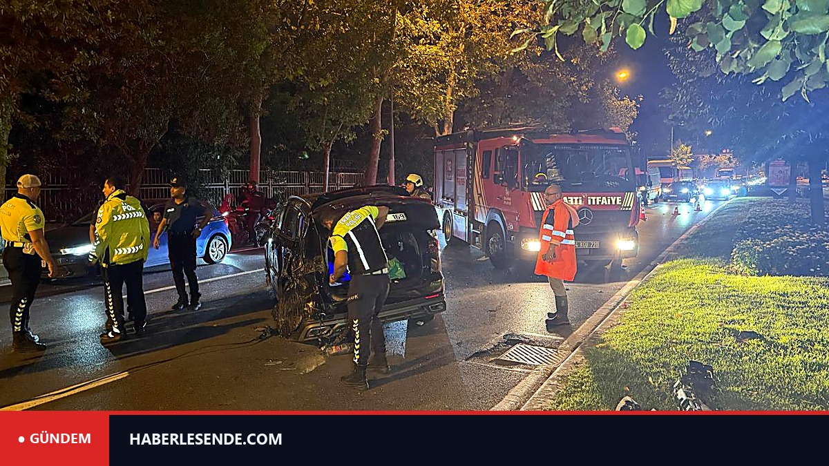 İstanbul'da sahil yolunda kaza: 3 yaralı