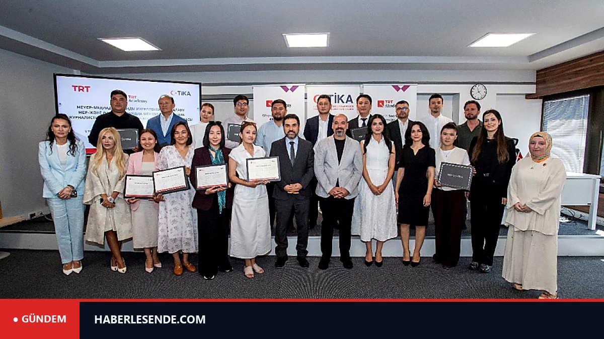 Kazakistanlı medya profesyonelleri TRT Akademi eğitiminde buluştu