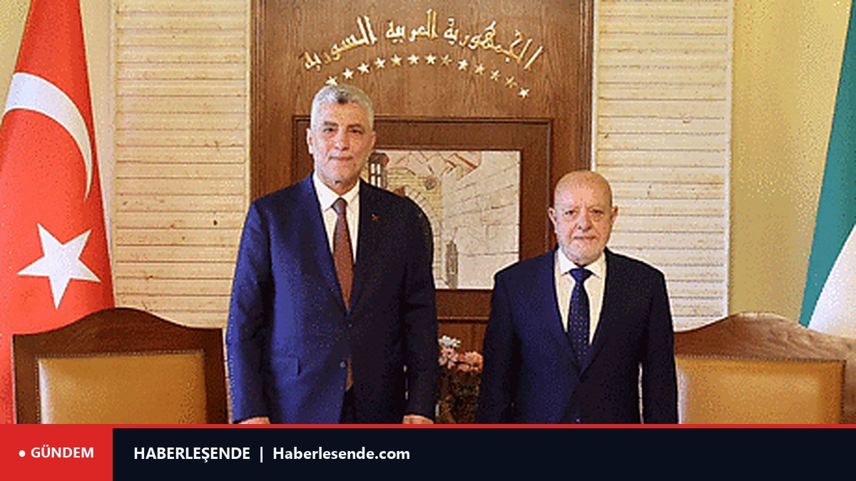 Bakan Bolat, Suriye Ekonomi ve Sanayi Bakanı eş-Şaar ile bir araya geldi