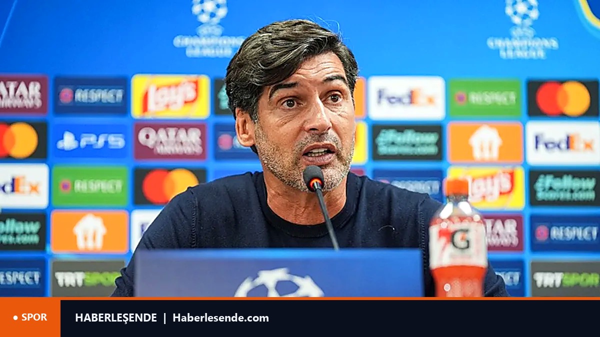Lyon teknik direktörü Paulo Fonseca açıklamalarda bulundu!