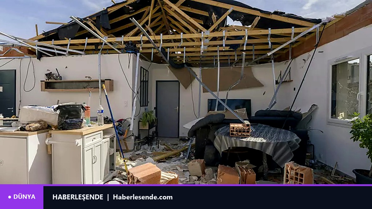 Fransa'da nadir görülen hortum felaketi. 39 yaralı, yüzlerce ev hasarlı