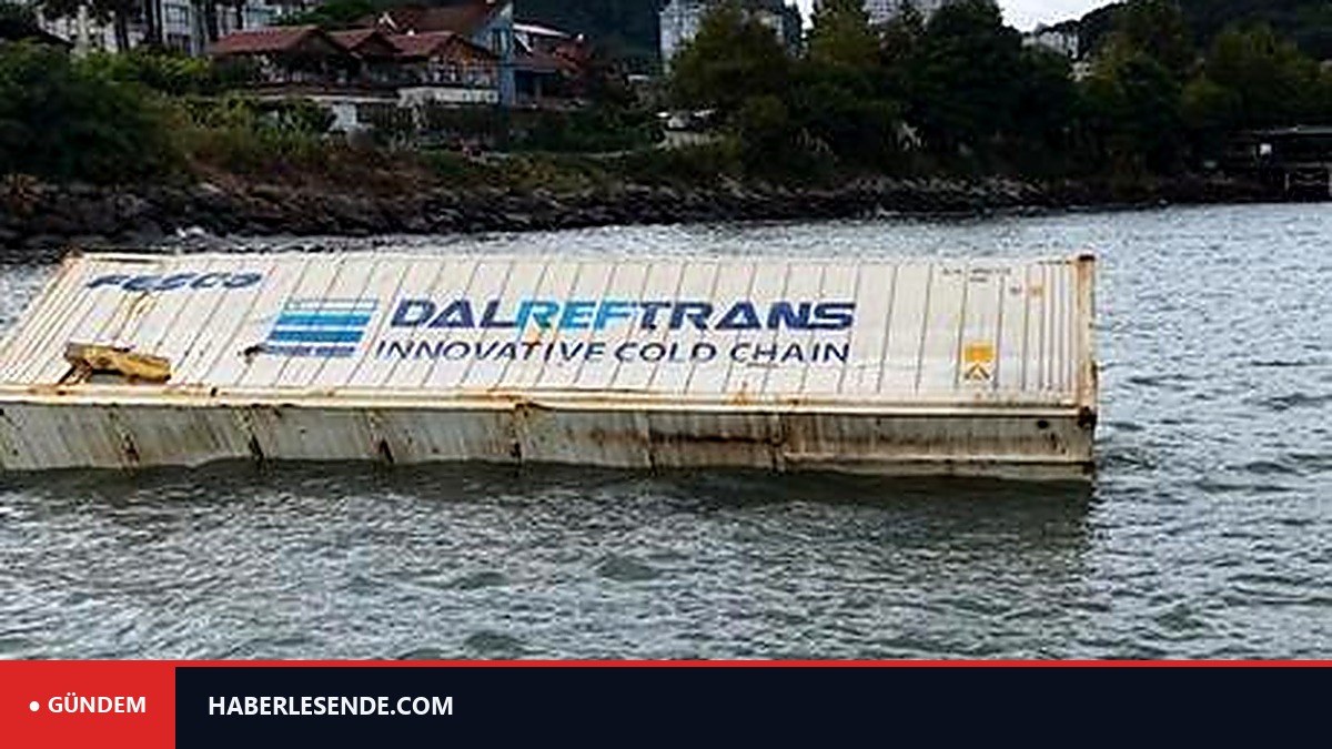 Ordu'da kıyıya vuran gizemli konteyner! İnceleme başlatıldı