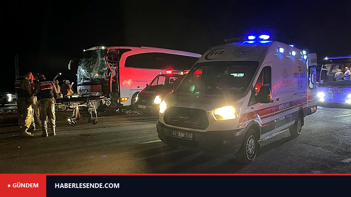 Şanlıurfa'da 2 yolcu otobüsü çarpıştı: Yaralılar var