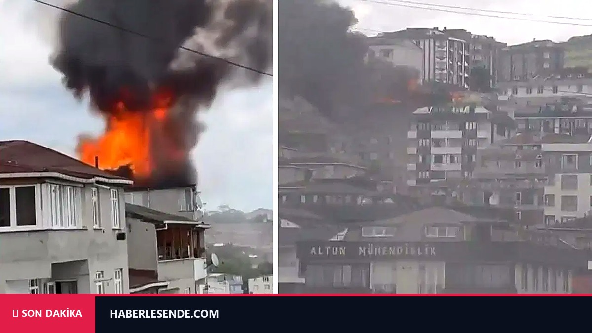 Son dakika... İstanbul Avcılar'da 2 artmanın çatısında yangın!