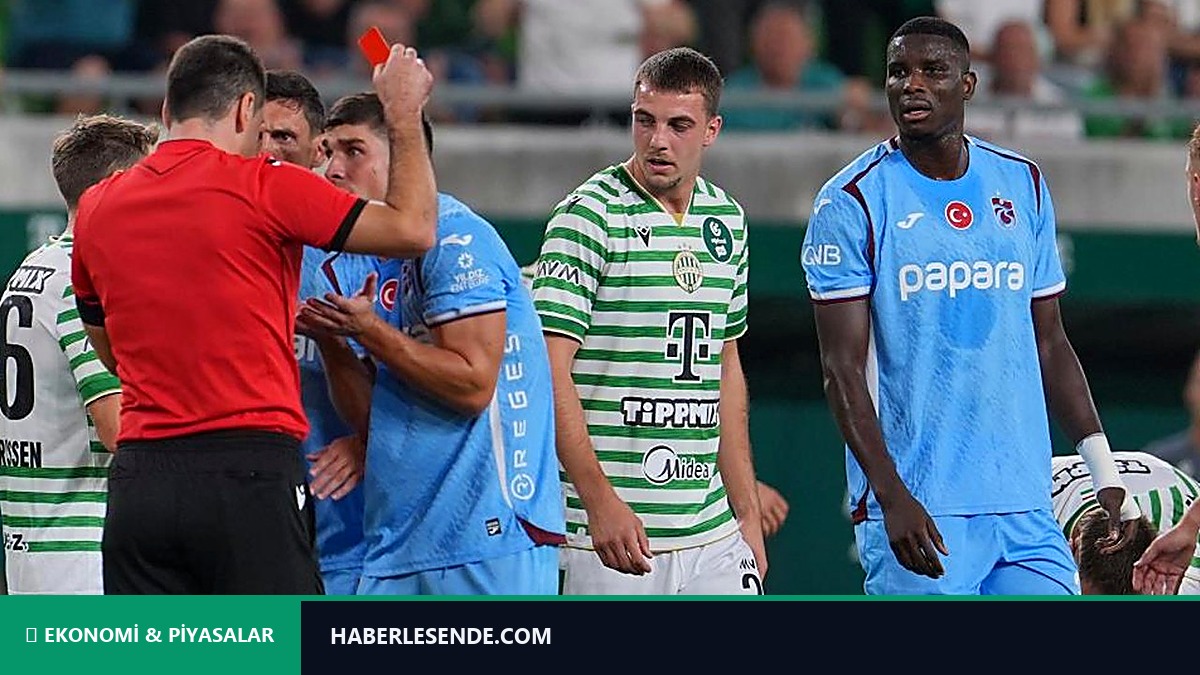 Trabzonspor Ferencvaros'a 4-0 mağlup oldu