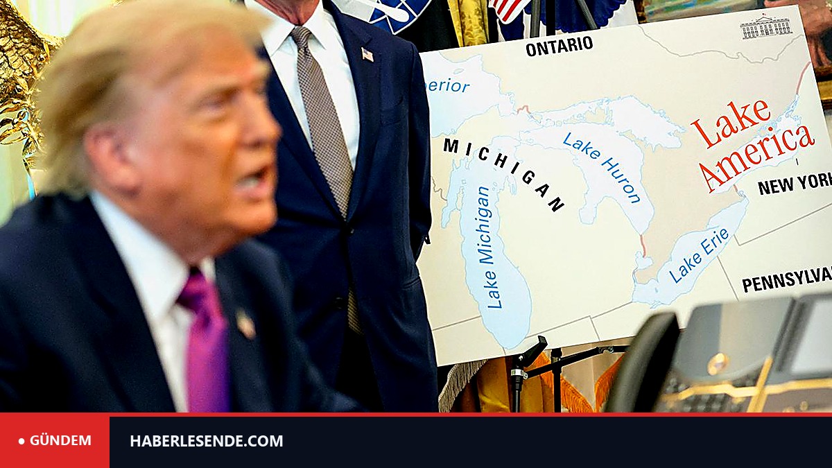 Trump Ontario Gölü'nün adını Amerika Gölü olarak değiştiren kararnameyi imzaladı
