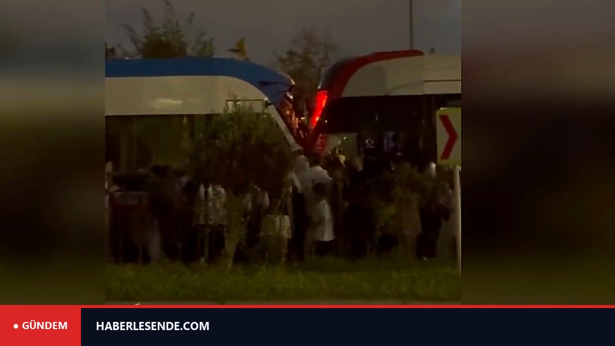 Zeytinburnu'nda iki tramvay çarpıştı
