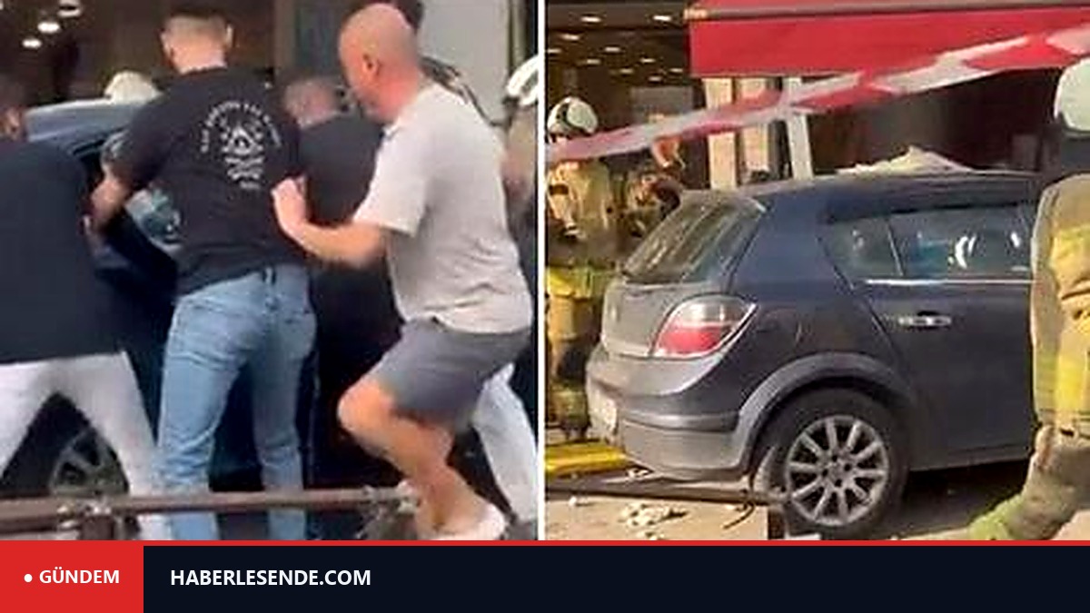 Beykoz’da otomobil yayaların arasına daldı! Yaralılar var