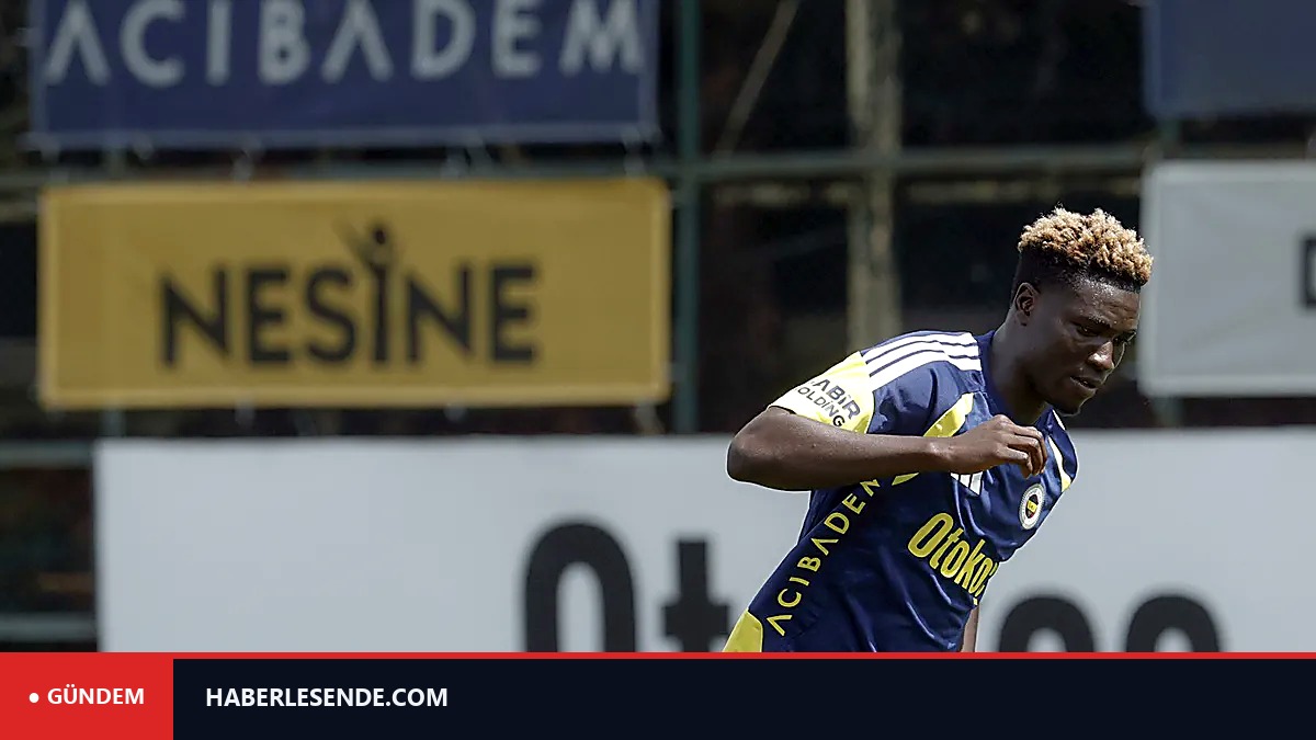 Fenerbahçe'de Kojo Peprah Oppong ilk antrenmanına çıktı