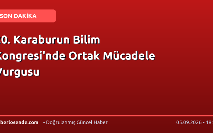 20. Karaburun Bilim Kongresi'nde Ortak Mücadele Vurgusu