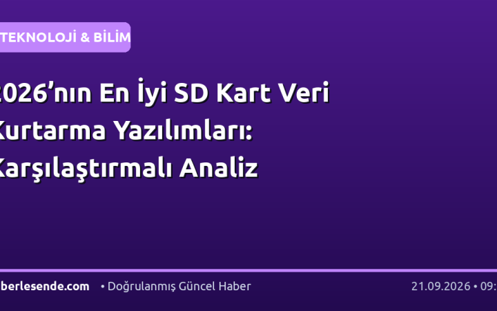 2026’nın En İyi SD Kart Veri Kurtarma Yazılımları: Karşılaştırmalı Analiz