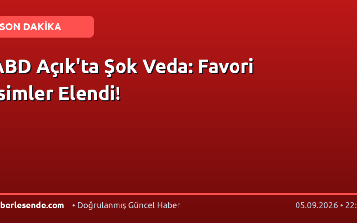 ABD Açık'ta Şok Veda: Favori İsimler Elendi!
