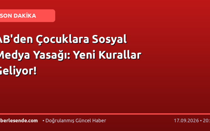 AB'den Çocuklara Sosyal Medya Yasağı: Yeni Kurallar Geliyor!