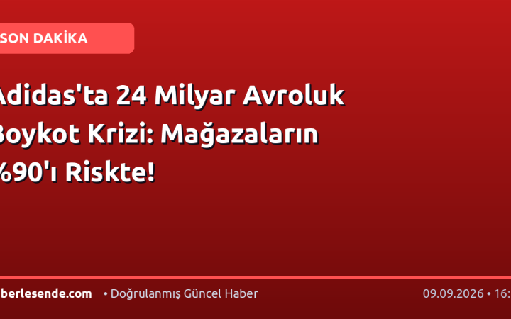 Adidas'ta 24 Milyar Avroluk Boykot Krizi: Mağazaların 'ı Riskte!