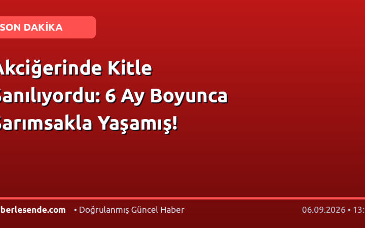 Akciğerinde Kitle Sanılıyordu: 6 Ay Boyunca Sarımsakla Yaşamış!