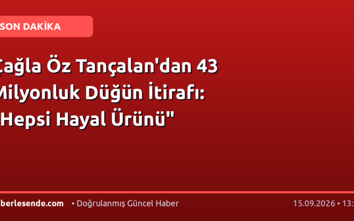 Çağla Öz Tançalan'dan 43 Milyonluk Düğün İtirafı: "Hepsi Hayal Ürünü"