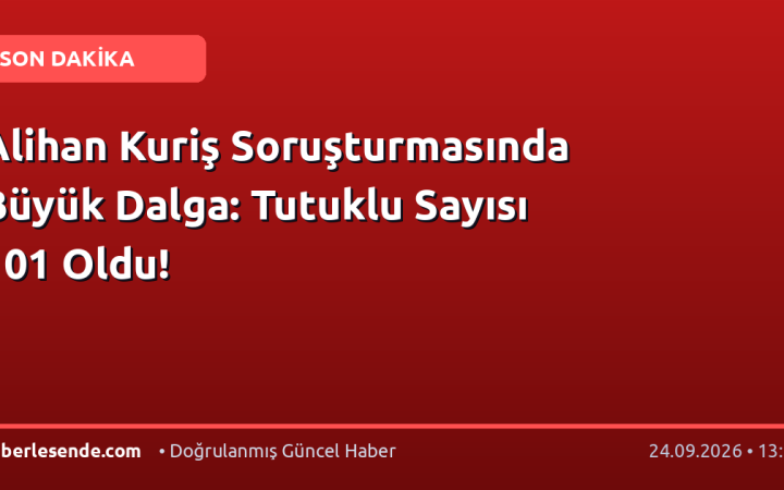 Alihan Kuriş Soruşturmasında Büyük Dalga: Tutuklu Sayısı 101 Oldu!