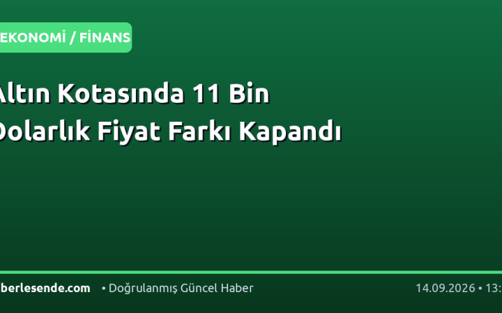 Altın Kotasında 11 Bin Dolarlık Fiyat Farkı Kapandı
