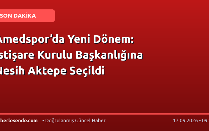 Amedspor’da Yeni Dönem: İstişare Kurulu Başkanlığına Nesih Aktepe Seçildi