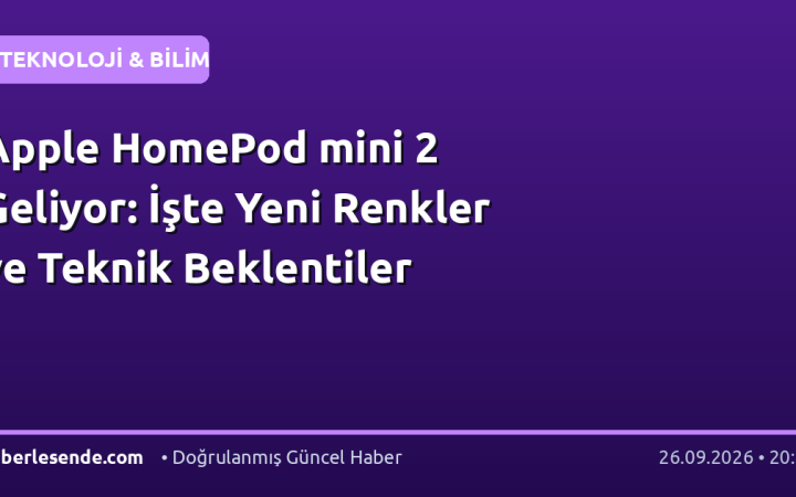 Apple HomePod mini 2 Geliyor: İşte Yeni Renkler ve Teknik Beklentiler