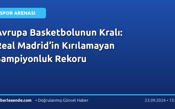 Avrupa Basketbolunun Kralı: Real Madrid’in Kırılamayan Şampiyonluk Rekoru