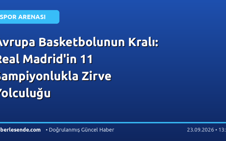 Avrupa Basketbolunun Kralı: Real Madrid'in 11 Şampiyonlukla Zirve Yolculuğu