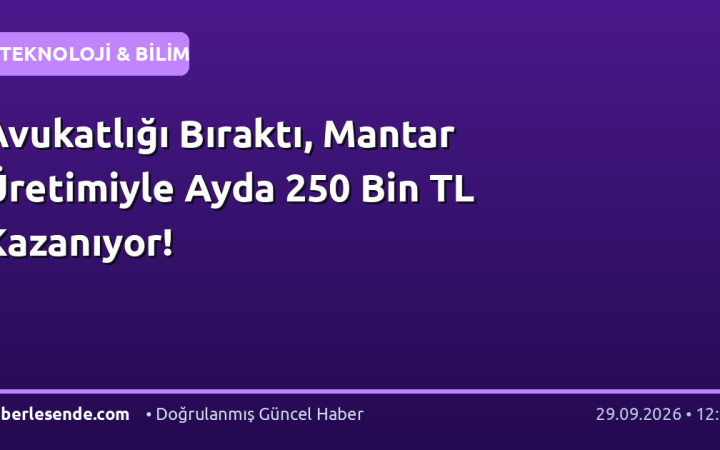 Avukatlığı Bıraktı, Mantar Üretimiyle Ayda 250 Bin TL Kazanıyor!