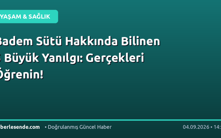Badem Sütü Hakkında Bilinen 5 Büyük Yanılgı: Gerçekleri Öğrenin!
