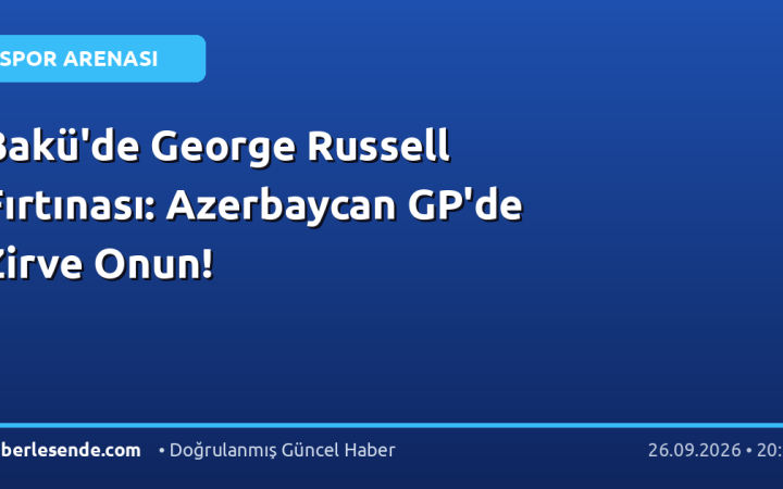 Bakü'de George Russell Fırtınası: Azerbaycan GP'de Zirve Onun!