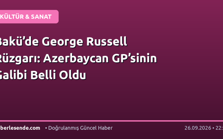 Bakü’de George Russell Rüzgarı: Azerbaycan GP’sinin Galibi Belli Oldu