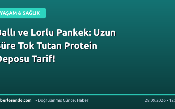 Ballı ve Lorlu Pankek: Uzun Süre Tok Tutan Protein Deposu Tarif!