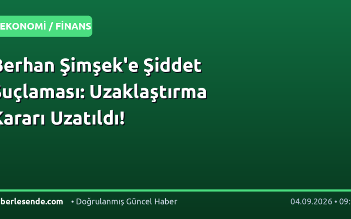 Berhan Şimşek'e Şiddet Suçlaması: Uzaklaştırma Kararı Uzatıldı!