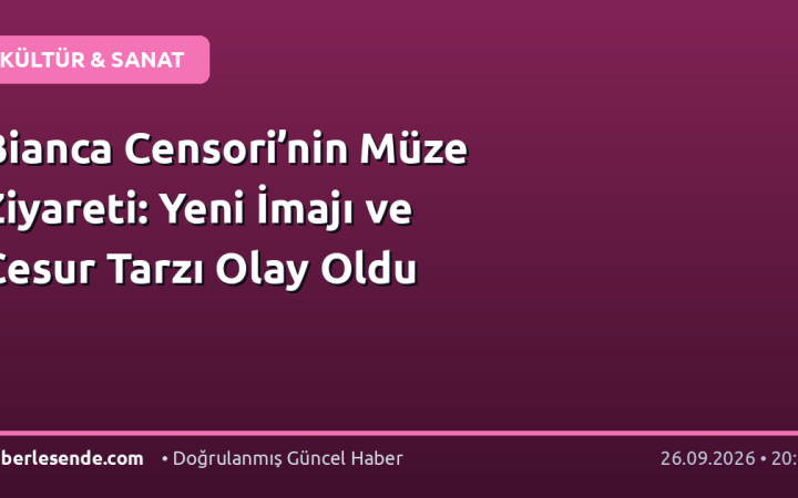 Bianca Censori’nin Müze Ziyareti: Yeni İmajı ve Cesur Tarzı Olay Oldu