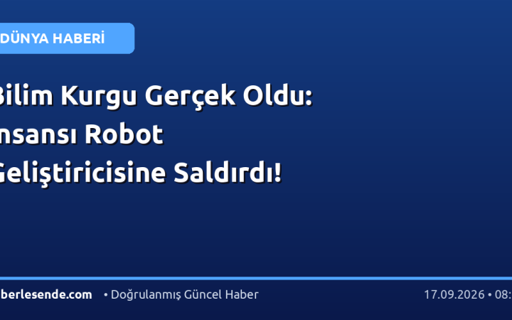 Bilim Kurgu Gerçek Oldu: İnsansı Robot Geliştiricisine Saldırdı!