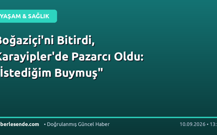 Boğaziçi'ni Bitirdi, Karayipler'de Pazarcı Oldu: "İstediğim Buymuş"