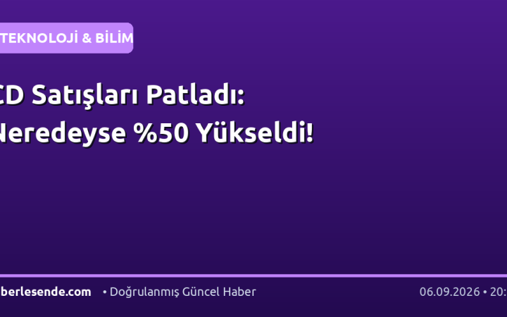 CD Satışları Patladı: Neredeyse Yükseldi!