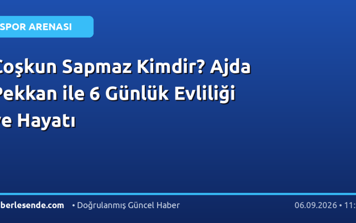 Coşkun Sapmaz Kimdir? Ajda Pekkan ile 6 Günlük Evliliği ve Hayatı