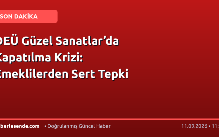 DEÜ Güzel Sanatlar’da Kapatılma Krizi: Emeklilerden Sert Tepki