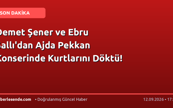 Demet Şener ve Ebru Şallı'dan Ajda Pekkan Konserinde Kurtlarını Döktü!