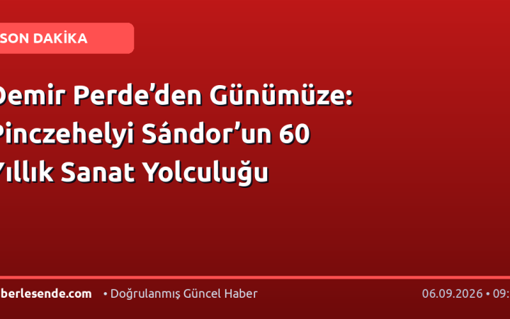 Demir Perde’den Günümüze: Pinczehelyi Sándor’un 60 Yıllık Sanat Yolculuğu