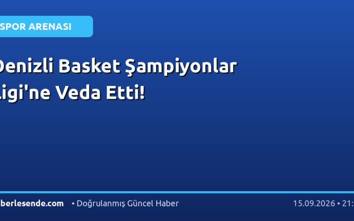 Denizli Basket Şampiyonlar Ligi'ne Veda Etti!