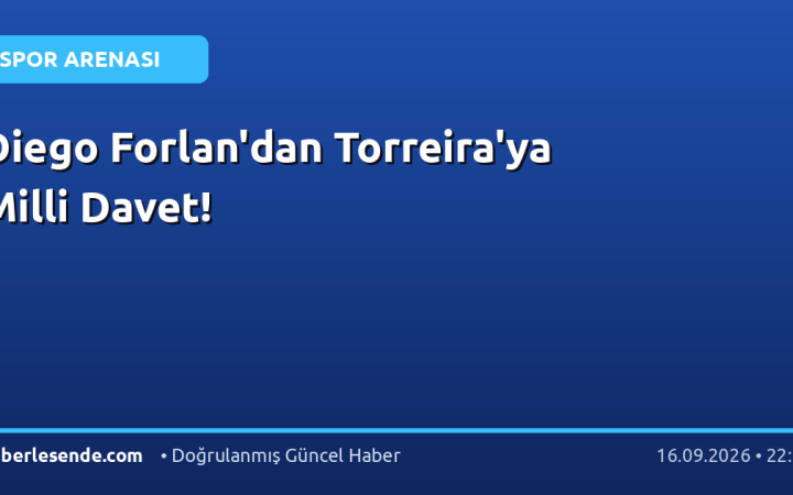 Diego Forlan'dan Torreira'ya Milli Davet!