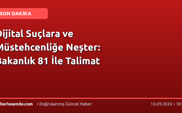 Dijital Suçlara ve Müstehcenliğe Neşter: Bakanlık 81 İle Talimat